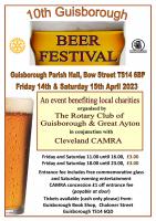 10th Guisborough Beer Festival